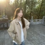 美式翻领长袖春秋夹克