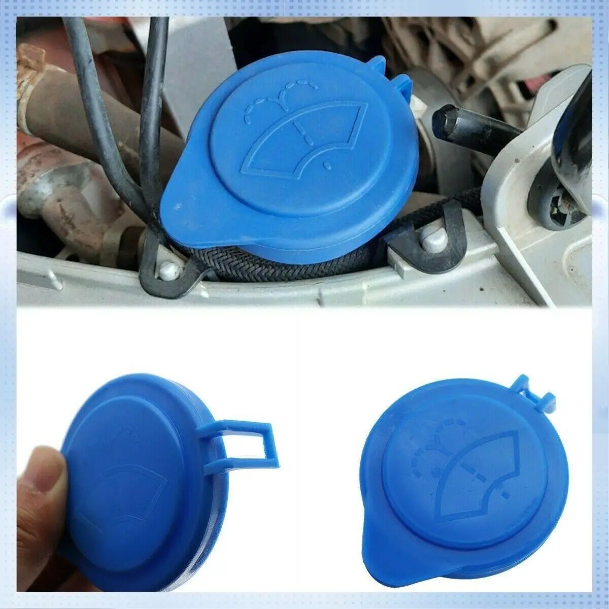 适用福特水壶盖福睿斯全新福克斯玻璃喷水壶盖雨刮水箱盖子雨壶盖