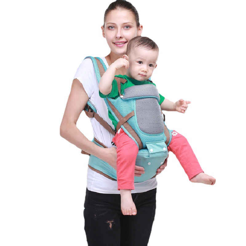 Mobesy Baby Carrier, Double Shoulder Sling, Breathable for All Seasons, Front-Holding Style, Lightweight, One-Piece, Cross-Border Baby Carrier