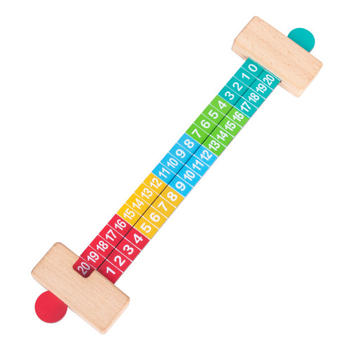 Children's math decomposition ruler is divided into artifacts within 10 for kindergarten mathematics addition and subtraction number decomposition ruler sliding ruler