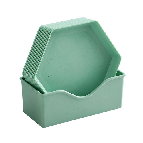 Wheat straw bone spitting dish, fruit dish, dried fruit dish, pickle dish, light luxury cake dish suitable for gift box