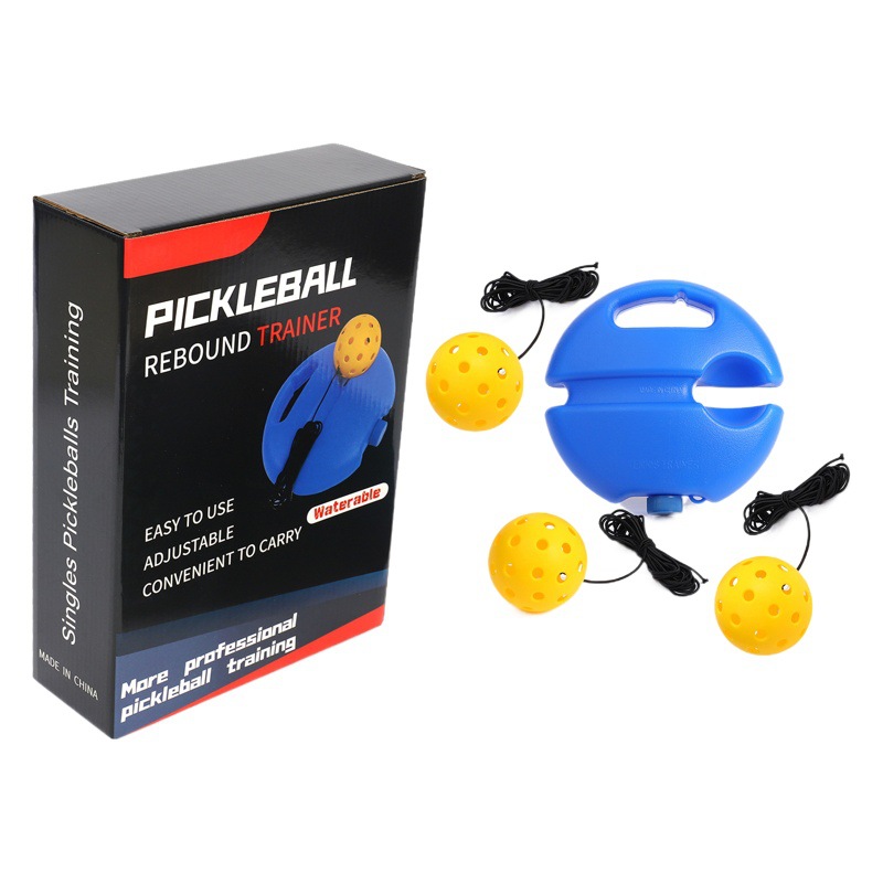 Pickleball Trainer Spare Ball Elastic Rope Color Box Hole Ball with String Pe High Elasticity Wei Piao Factory Direct Sale