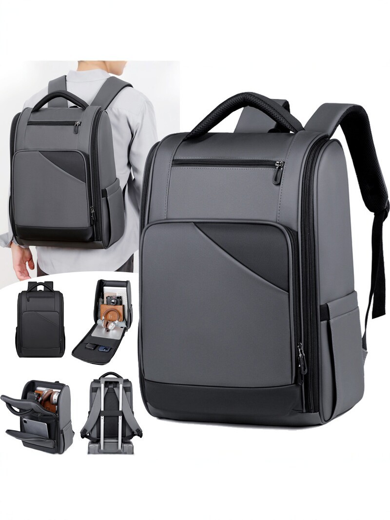 Mochila de negocios para hombres, mochila de computadora impermeable, mochila de viaje de gran capacidad, mochila de estudiantes universitarios, mochila de estudiantes de secundaria