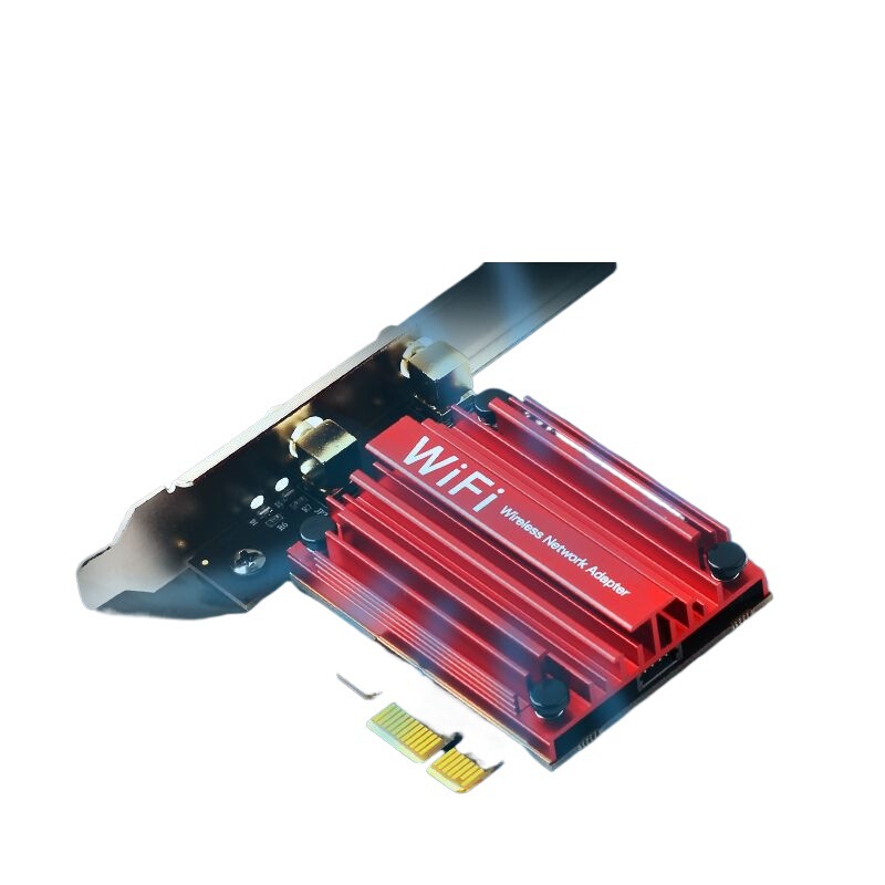 AX210千兆无线网卡蓝牙5.3三频5G台式机电脑wifi6双频PCI-E速卖通|undefined