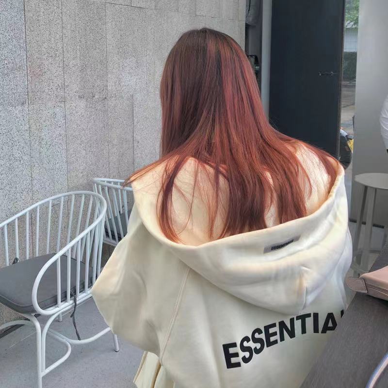 FOG FEAR OF GOD double-line ESSENTIALS couple zipper coat spring men's all-match sweater hoodie FOG FEAR OF GOD double-line ESSENTIALS couple zipper coat spring men's all-match sweater hoodie