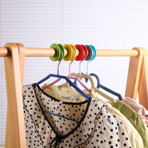 Anti-Blow-Down Hook Clothes Rack Anti-Slip Windproof Clip Wind Hook Creative Clothes Rack Round Pipe Fixed Clip Clothes Hanger