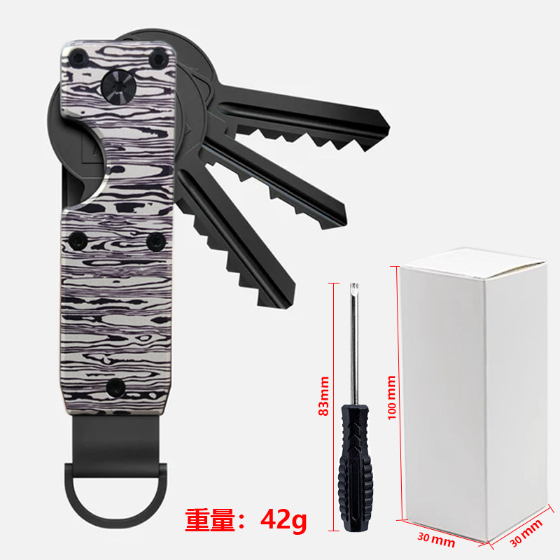 Keychain metal spot transfronterizo de aleación de aluminio Key Holder Best regalos en el extranjero
