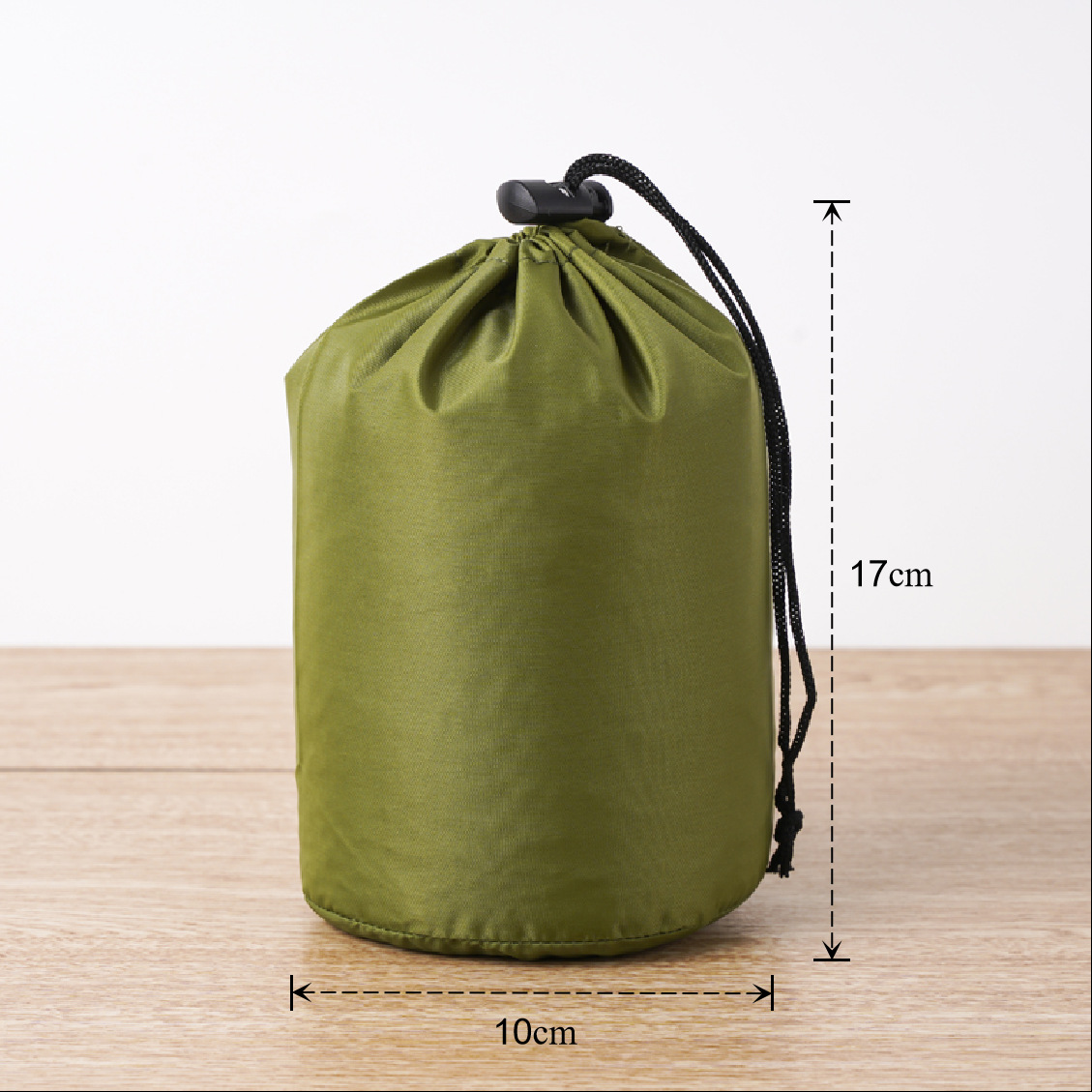 Bolsa de cuerda de nylon impermeable cilíndrica de plumón para ropa doméstica de poliéster bolsa de almacenamiento bolsa de embalaje bolsillo de paquete de contracción image 45