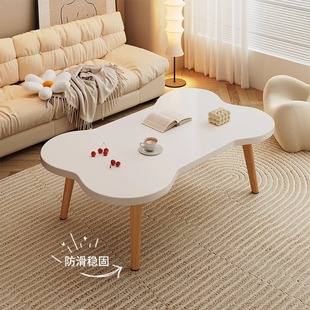 Small Apartment Living Room Home Sofa Coffee Table Rental House Small Table New Creative Cream Style Balcony Tea Table Coffee Table
