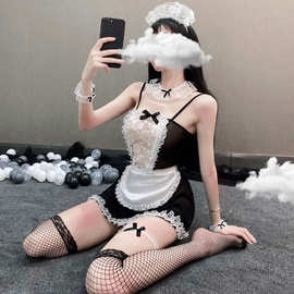 长夜漫漫性感制服套装秘书OL丝袜纯欲风情趣内衣女佣装女仆的诱惑