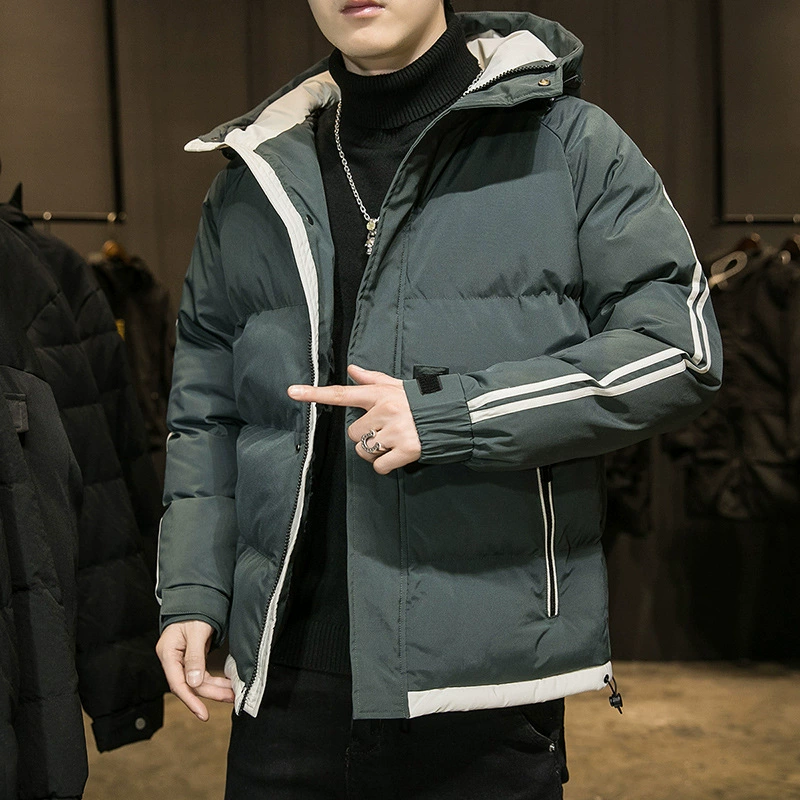 Осенний и зимний основной толчок с двумя полосами хлопчатобумажной одежды