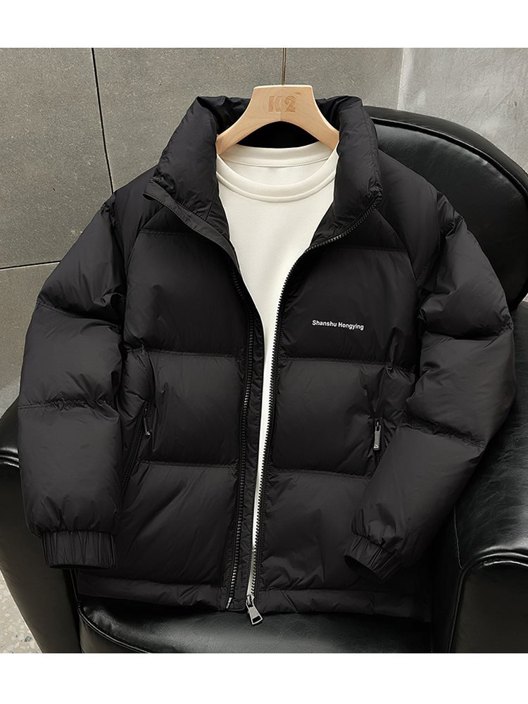 Light and thin demi-season down jacket