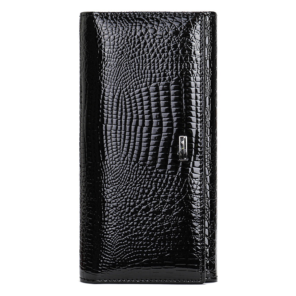Cross-border Genuine Leather Dinner Clutch Fashionable Wrist Large Capacity Envelope Bag Women's Coin Purse Top-layer Cowhide Clutch