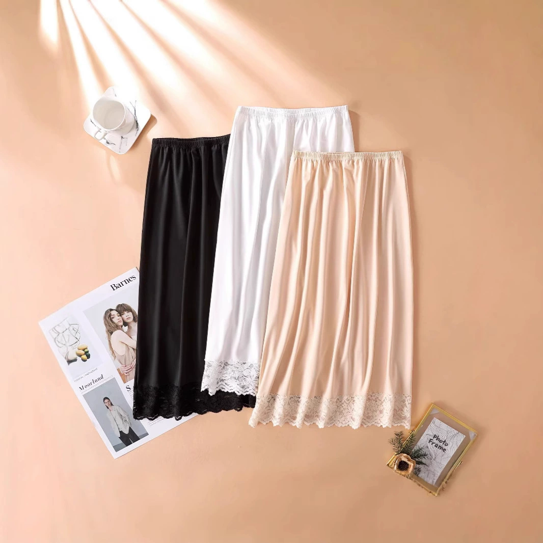 Amazon европейская и американская анти-прозрачная кружева нижняя юбка анти-легиона юбка юбка аква женская нижняя юбка