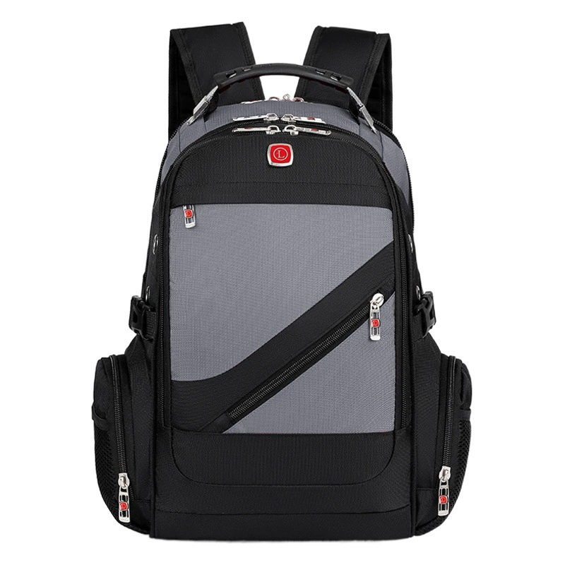 Новый рюкзак мужской большой емкости деловой рюкзак высокого смысла легкий модный бренд студенческая простая уличная дорожная сумка