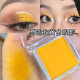 Mango yellow eye shadow matte yellow lemon yellow goose yellow bright yellow stage makeup high saturation rich color easy to color