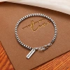 2111-1# Retro English Box Chain-3mm