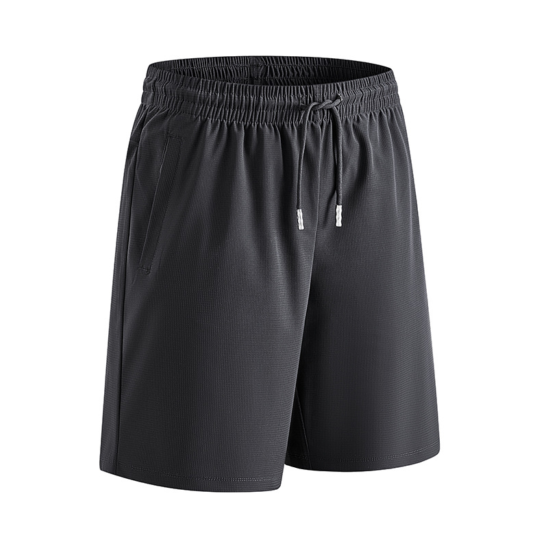 Antibacterial summer sports thin elastic breathable shorts, travel trousers, for running 4