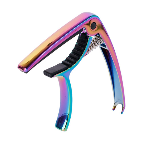 Wonderful folk guitar colorful metal capo zinc alloy nail-shifting two-in-one capo capo
