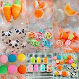 抖音直播仿真迷你小慢面包解压玩具平价超软捏捏乐减压神器上课