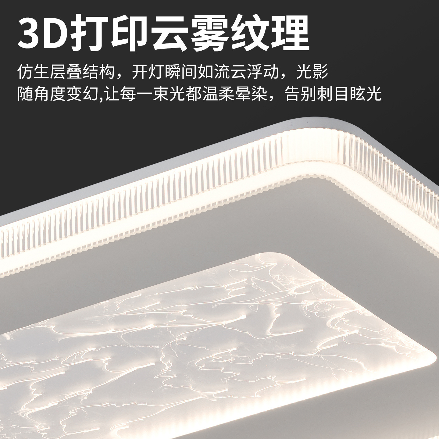Lámpara de sala de estar, lujo ligero, sentido de alta gama, estilo italiano, nube minimalista, estilo nórdico, sala de estar, luz principal, luz de techo, nuevo paquete 125L
