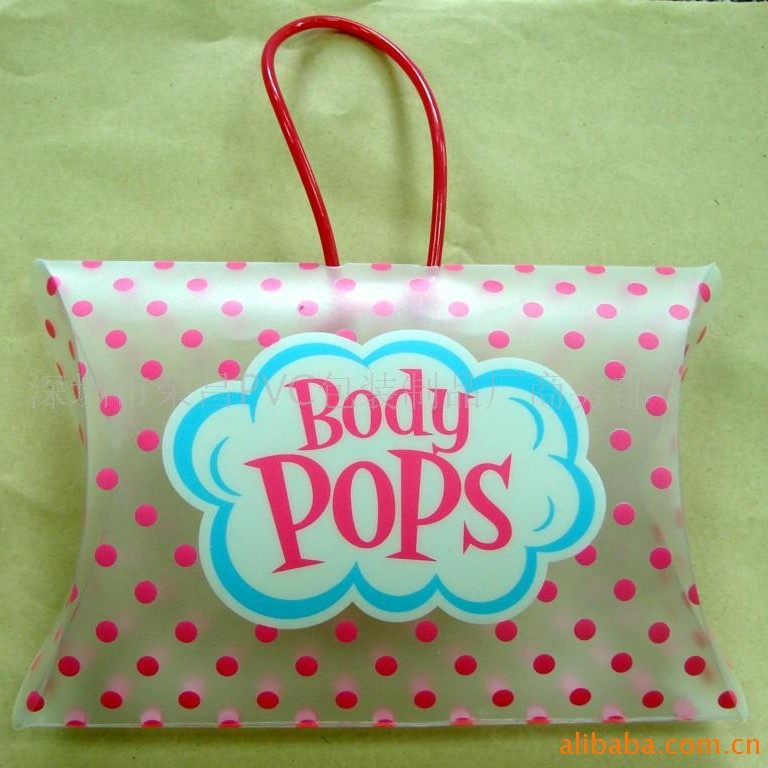 深圳pvc保健品袋 高级透明pvc拉链收纳袋  购物手提袋