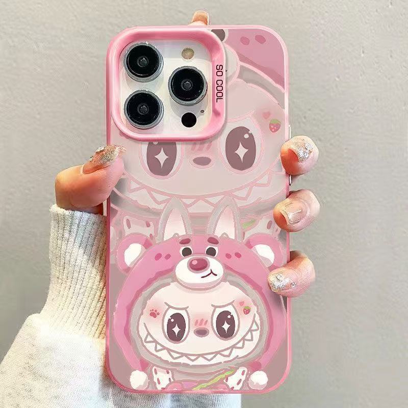草莓熊适用苹果17Promax手机壳个性元气壳iPhone16ins15/14欧美13|undefined