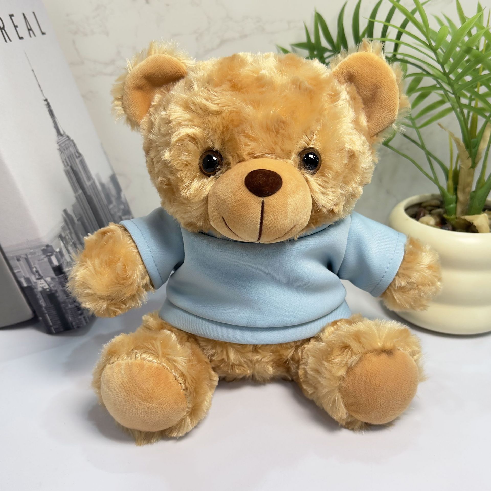 El oso marrón y el azul