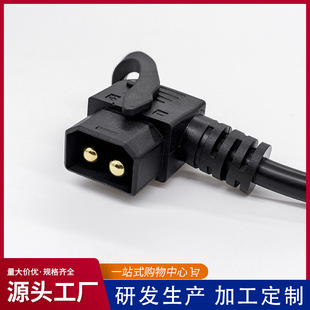 Electric car national standard quality certification two-core three-core plug power cord all kinds of two-plug three-Plug Plug product plum blossom