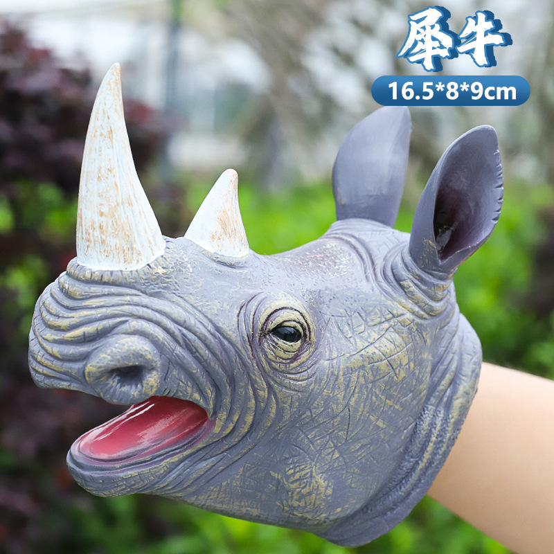 Rhino hand puppet (available for adults