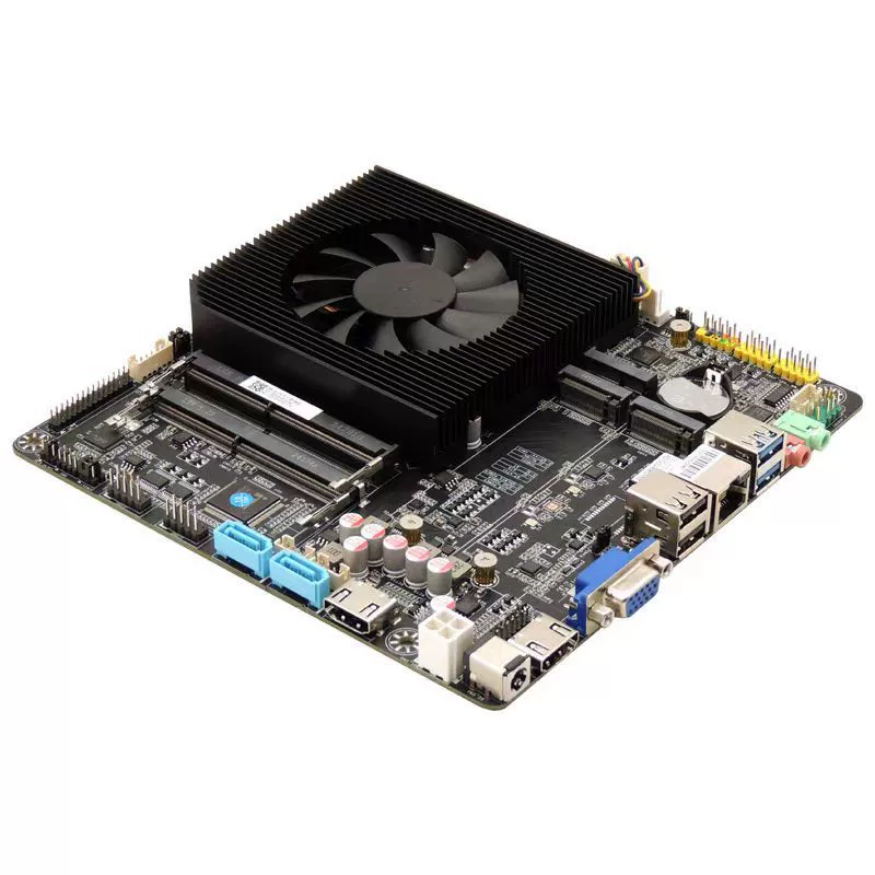 AMD R5-5500U 5600U материнская плата «всё в одном» промышленного управления, сборка материнской платы, демонстрация поддержки двойной сети