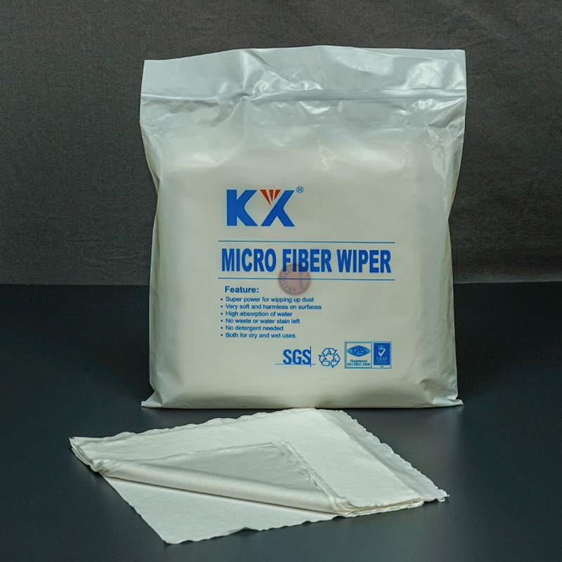 KX1646/4寸无尘布无尘纸厂家深圳除尘纸擦拭布卷擦镜布批发防静电