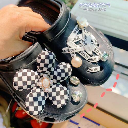 Suitable for clogs diy accessories shoe buckles decorative buckles shoe flower accessories cute slippers shoes shoelace buckles