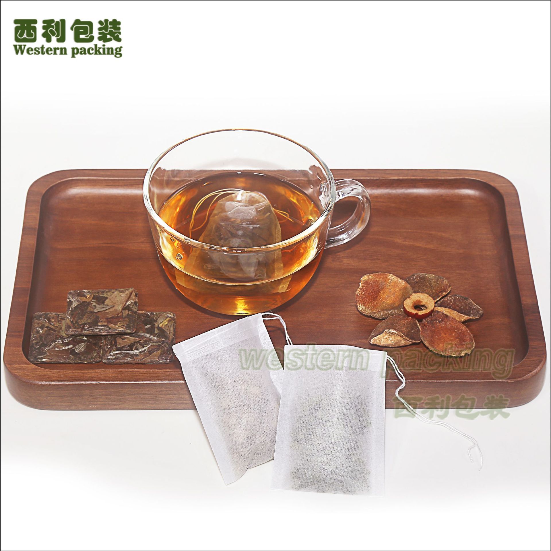 长期供应8*10cm 热封茶叶过滤袋 一次性茶包袋 无线标茶包袋