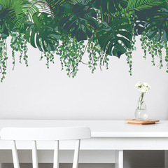 FX-C446小清新綠植藤蔓臥室客廳玄關家居裝飾牆貼紙批發跨境