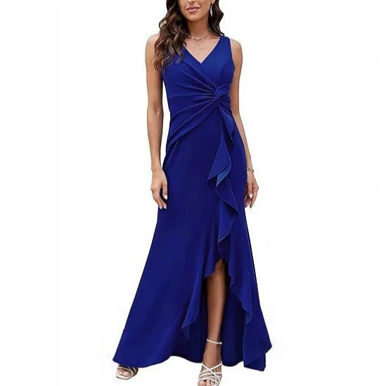 2026 Women's Formal Evening Dress Elegant Dinner Party Ball Gown Long Sexy V-Neck Sleeveless Slit Wrap Dress 2026 Women's Formal Evening Dress Elegant Dinner Party Ball Gown Long Sexy V-Neck Sleeveless Slit Wrap Dress