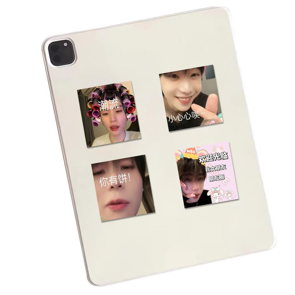 K 일반 표현 패키지 스티커 웃긴 멍청한 신랑 K 일반 주변 스티커 모바일 폰 데스크탑 방수 DIY 장식 스티커