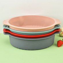 厂家批发蛋糕模硅胶圆盘蛋糕模大号烤盘模圆形月饼模烤箱烘焙用具