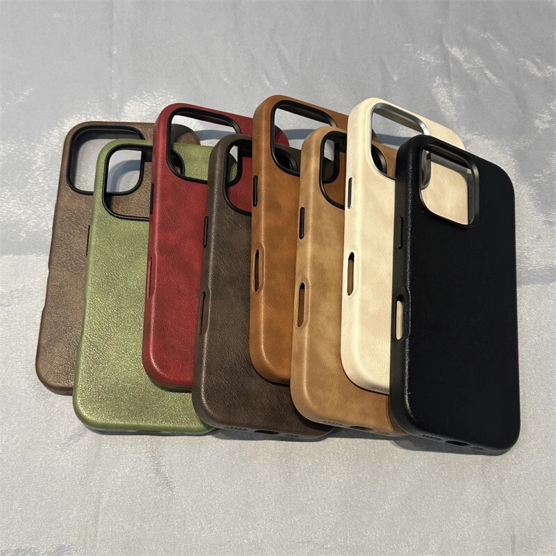 For Apple 16ProMax Mobile Phone Case Magnetic Absorption Crazy Horse Leather iPhone15 Retro Leather Drop-resistant Protective Case 14 For Apple 16ProMax Mobile Phone Case Magnetic Absorption Crazy Horse Leather iPhone15 Retro Leather Drop-resistant Protective Case 14