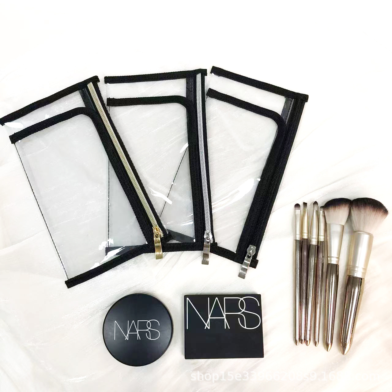 New cross-border PVC makeup bag, transparent waterproof document storage bag, passport bag, portable travel toiletry bag