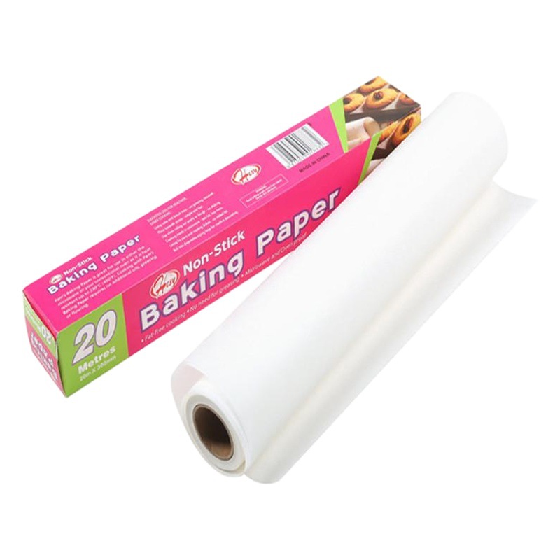 Papel de hornear de silicona de calidad alimentaria, papel para barbacoa, papel de aceite, papel de condimentación, longitud personalizable, caja de color con logo, suministro directo de comercio exterior