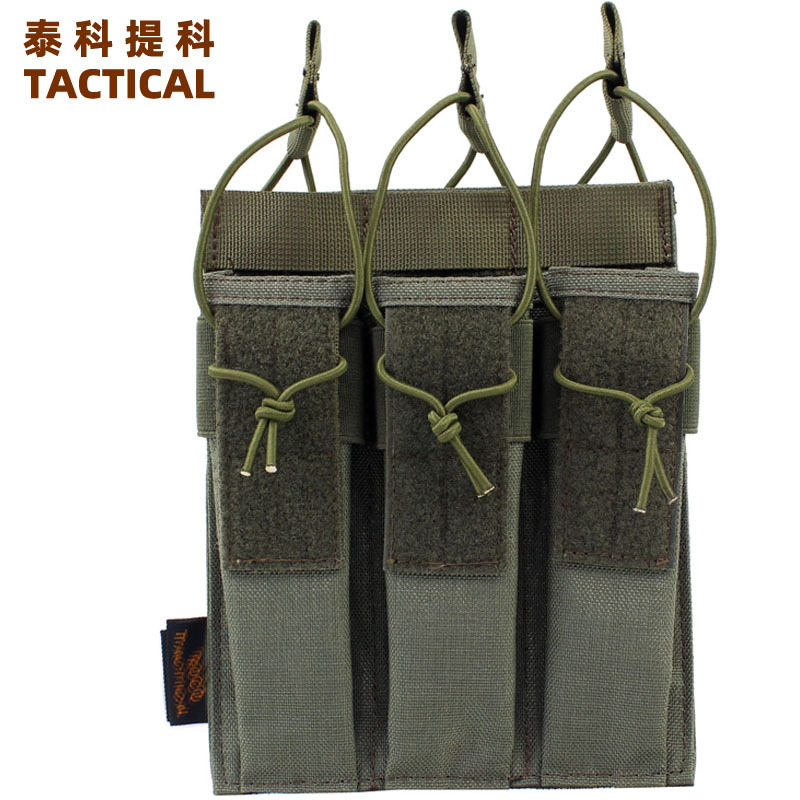 Tactical Triple Bag mp5 Dagger Tactical Vest Molle Vice Bag arp9 Quick Pull Set