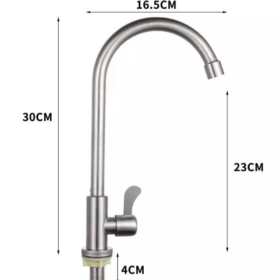Acero inoxidable comercio exterior cocina grifo lavabo fría y caliente lavabo de verduras lavabo frío extracción de agua caliente