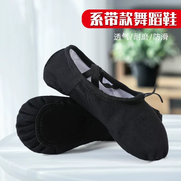 Cross-border boys' dance shoes, black soft-soled practice shoes for boys, cat paw shoes, ballet dance shoes