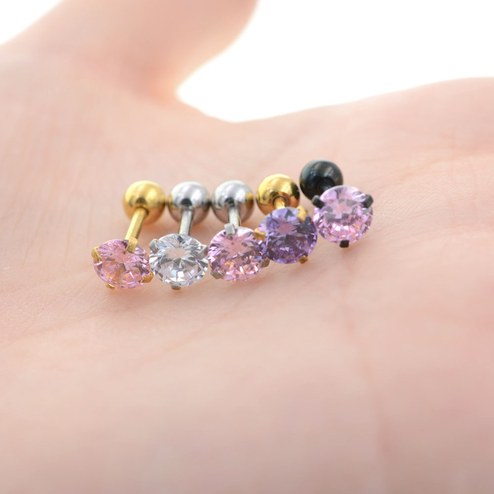 2Pcs-1-2-8-4mm-Zircon-Stone-Ea