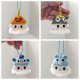 Cross-border Explosions Small Ghost Hand-woven Cute Couple Girlfriend Keychain Bag Car Pendant Pendant Gift
