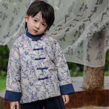 2024男童秋冬唐装儿童拜年服姐弟装宝宝改良汉服冬款棉衣中国风