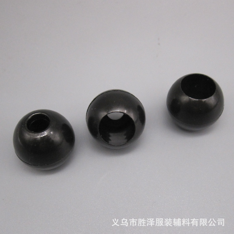 Wholesale Nylon Extra Large Bell Small Hole 7mm Round Bead Rope Buckle Sweatshirt Bag Plastic Anti-Slip Buckle
