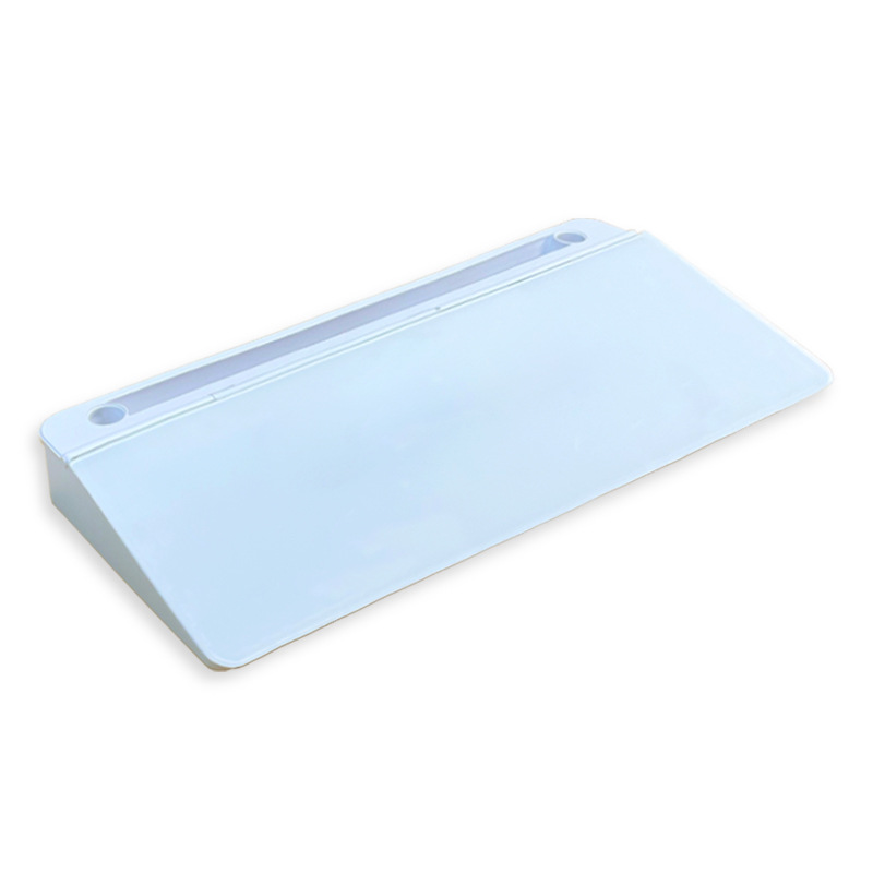 Tablero de escritura de pizarra de almacenamiento de escritorio de vidrio templado pizarra magnética para niños tablero de mensajes borrable