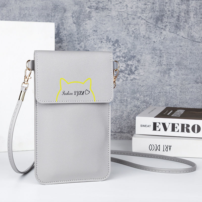 Nueva bolsa de teléfono móvil de las mujeres del todo partido de la moda coreana pequeña bolsa de hombro mini monedero de gran capacidad multifuncional crossbody bolsa pequeña